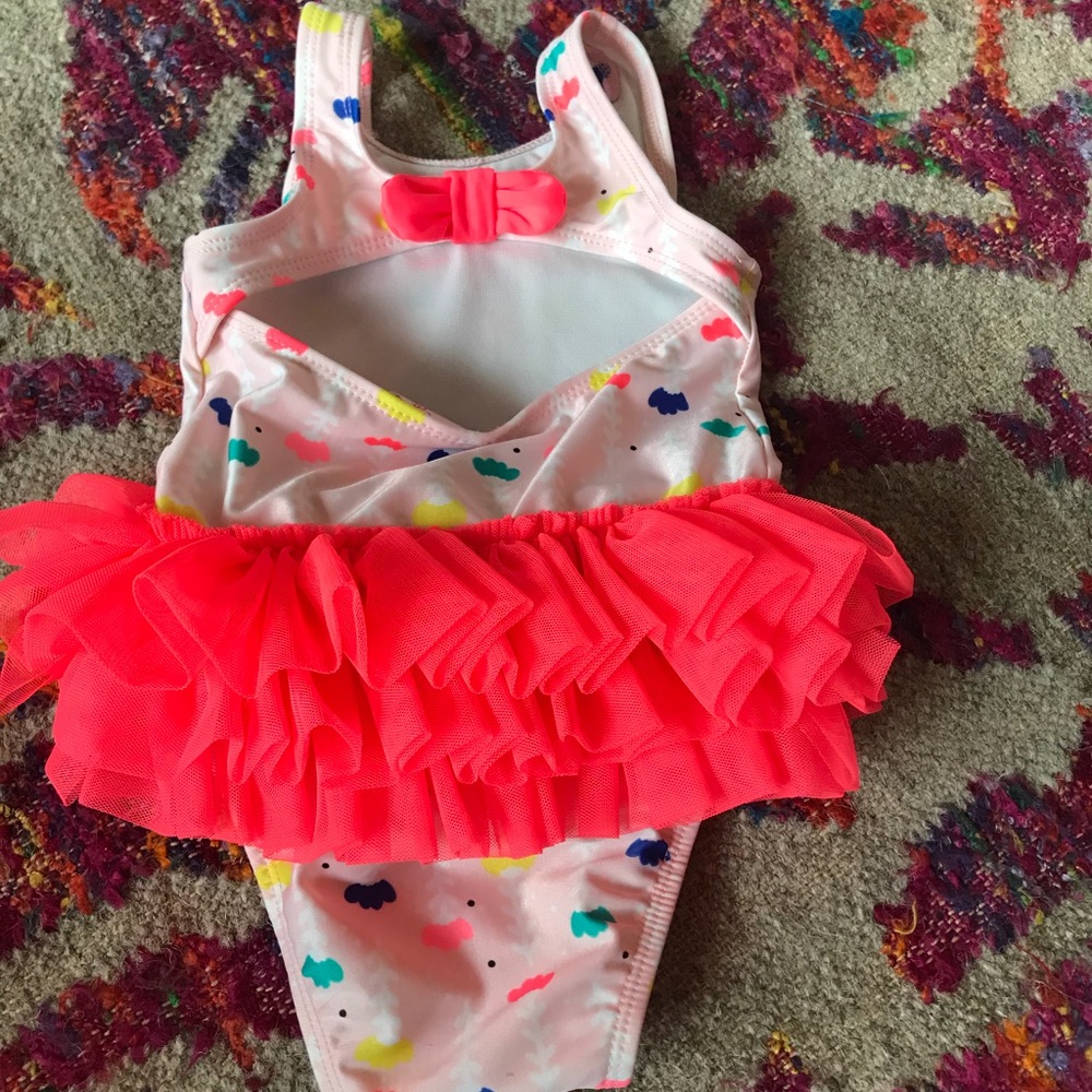 Cat & Jack baby girl swim with snap bottom